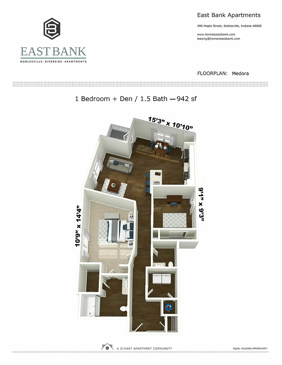 Floor plan Medora 1.1.5 + Den
