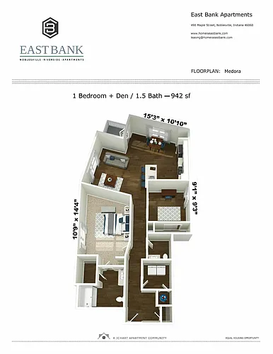 Floor plan Medora 1.1.5 + Den