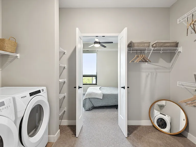 Walk-In Closet with in-unit laundry