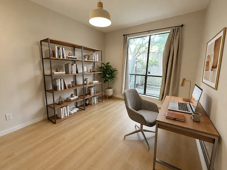 FLEX Space (First floor bedroom, study, or gym)