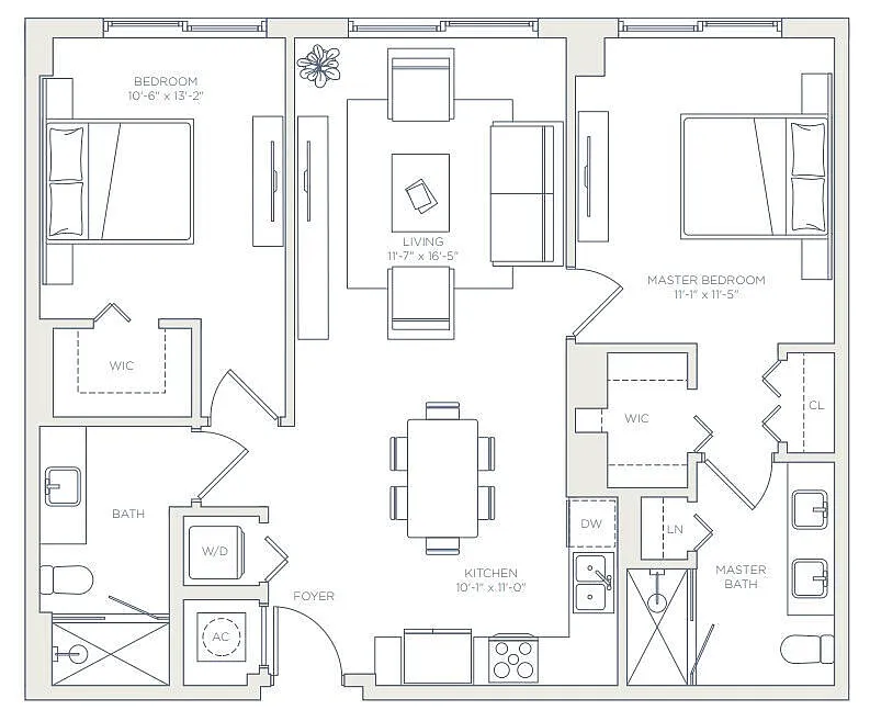 Floor plan West - B1