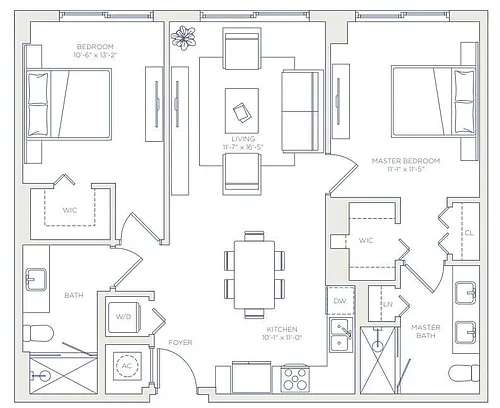 Floor plan West - B1
