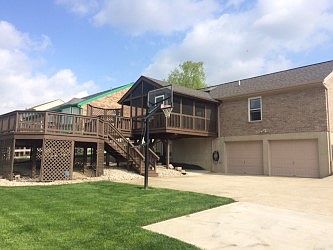 3 tier deck and garage