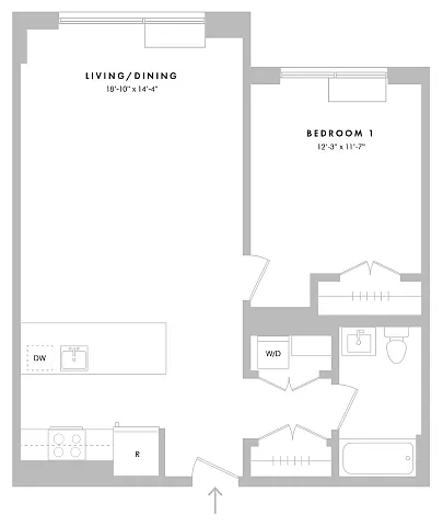 Floor plan A4B