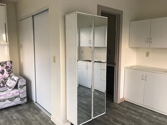 Closet and additional storage.