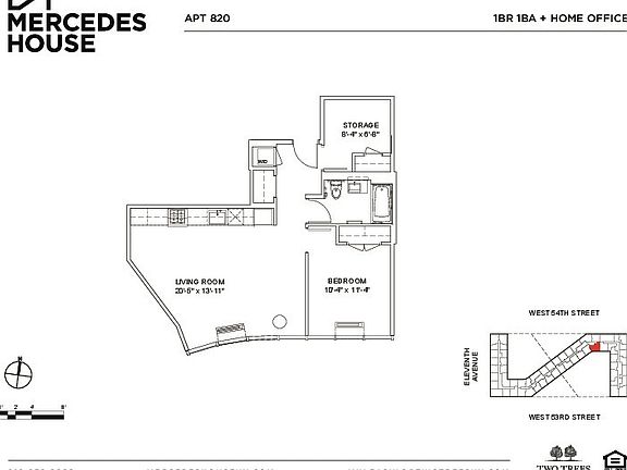 2nd image of 550 W 54th St APT 820
