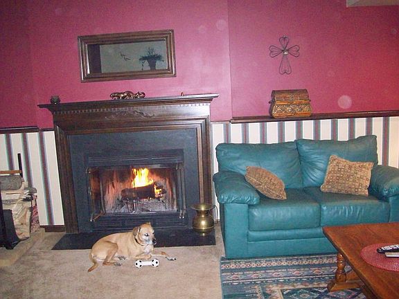 Basement w/fireplace