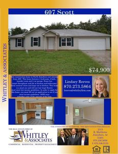 607 Scott St, Jonesboro, AR, 72405