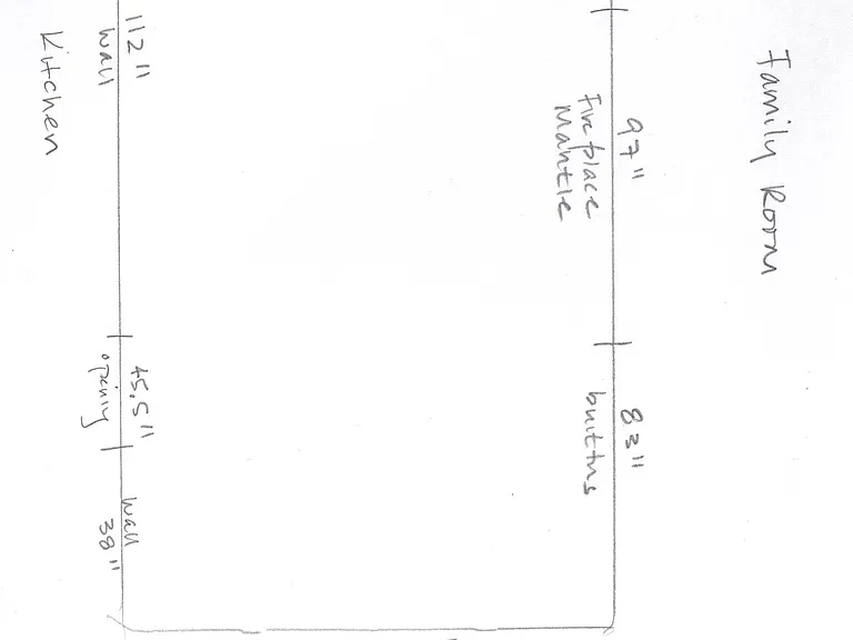 Upstairs Family room Floorplan