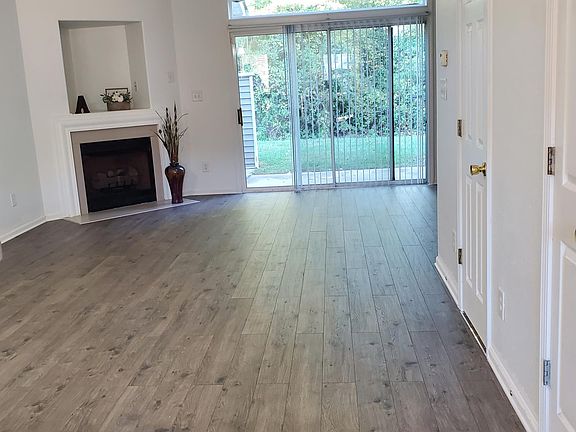 Open living room/dining room area