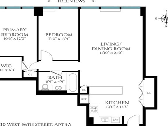 2nd image of 310 W 56th St APT 5A
