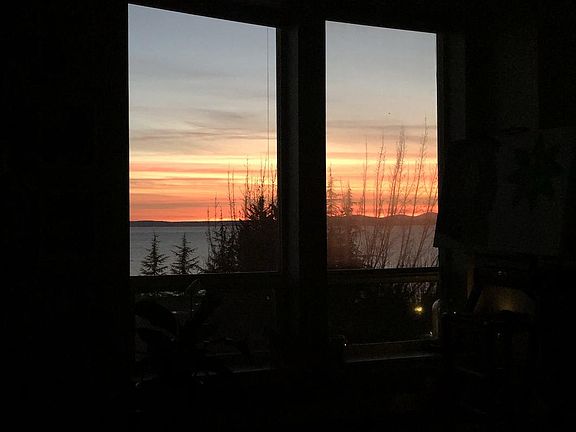 Sunset view from the condo