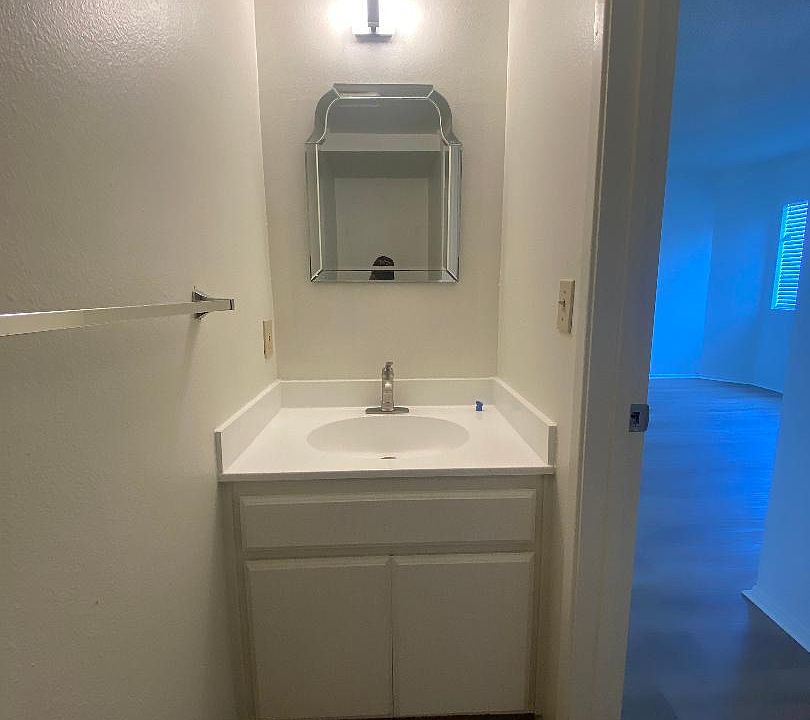 Half-bath on living room level.