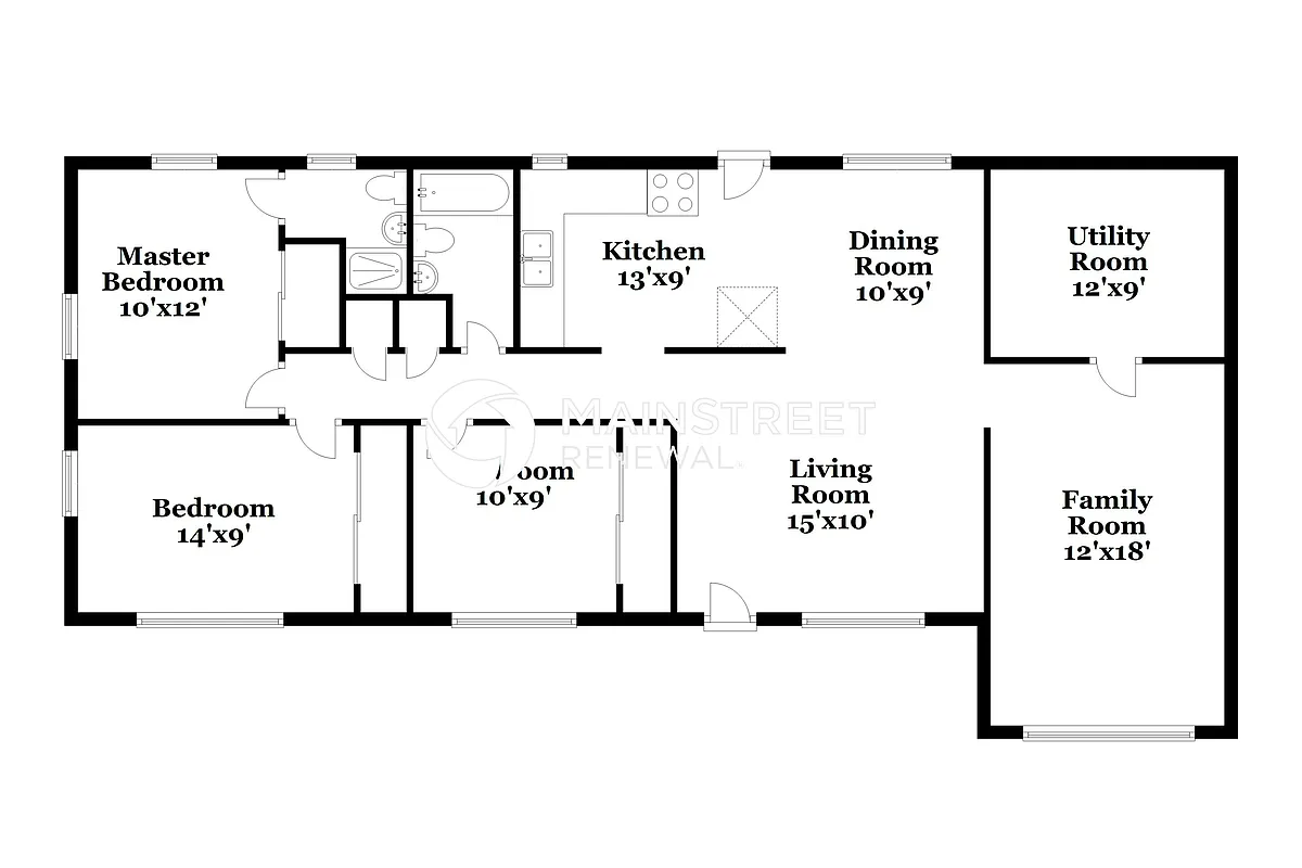 Floor Plan - 4304 Kildaire Ave