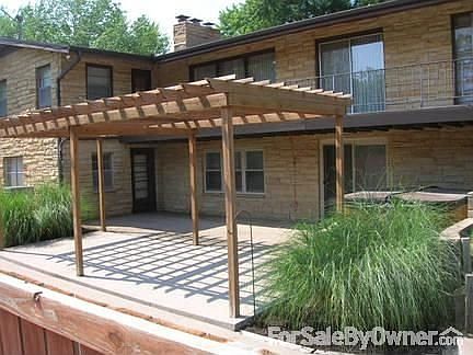 Concrete Patio and Pergola
