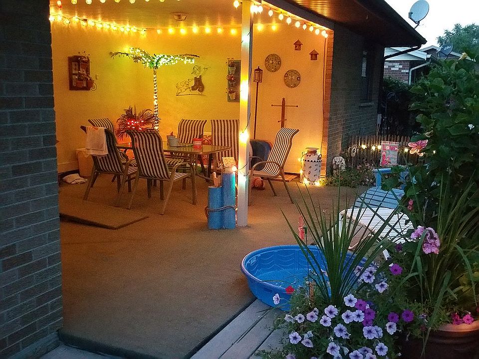 Large covered patio