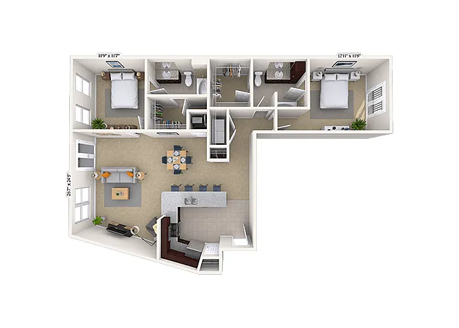 Floor plan Cheney