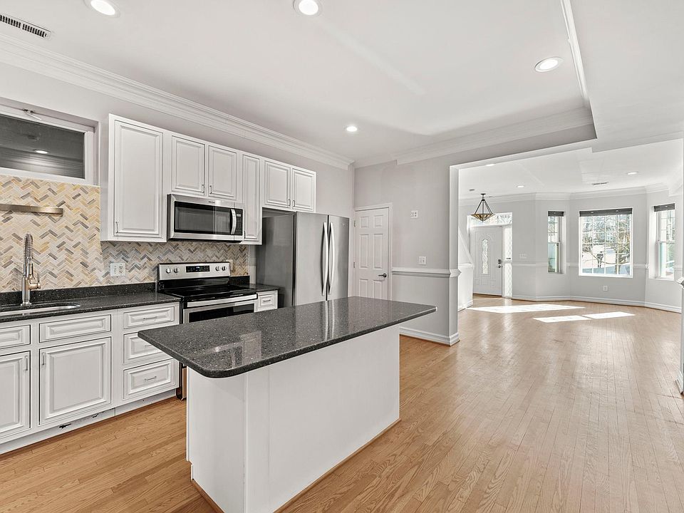 Main floor kitchen and living areas