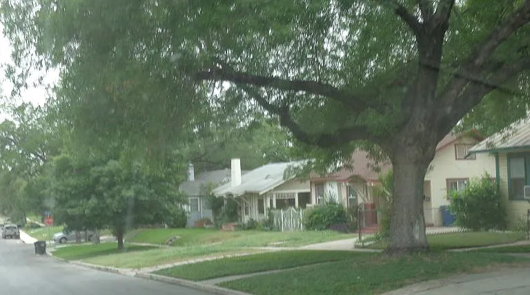 view down street