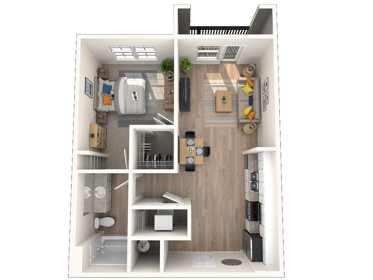 Floor plan A1 *Featured Apartment Home*