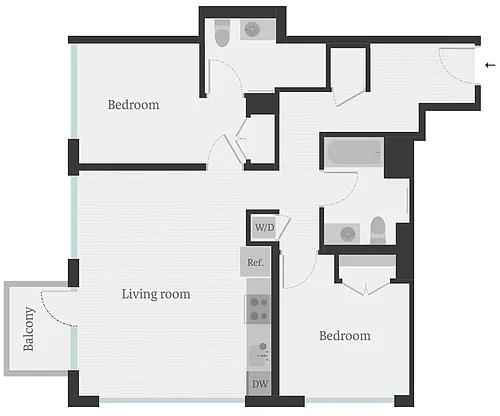Floor plan Symphony Hall