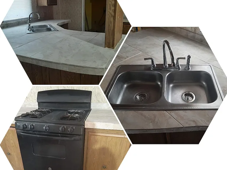 remodeled kitchen.