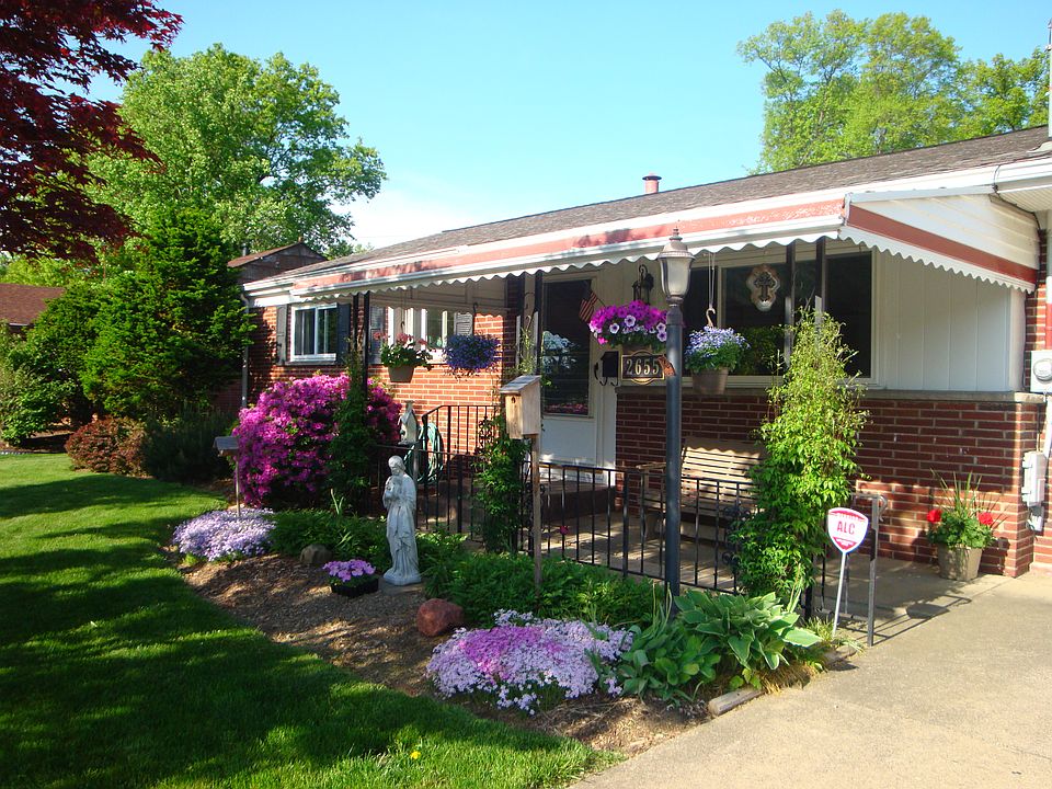Flower garden and porch
