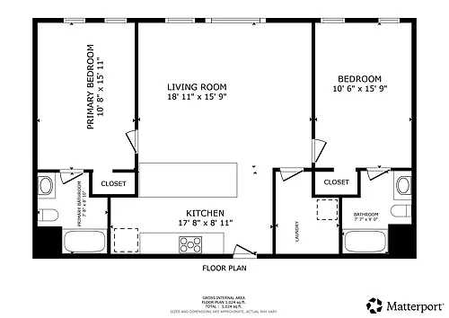 Floor plan 2 bedroom