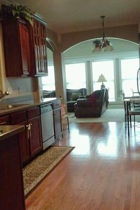 large custom kitchen with upgrades