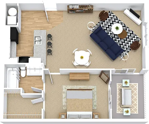 Floor plan The Laurel Renovated