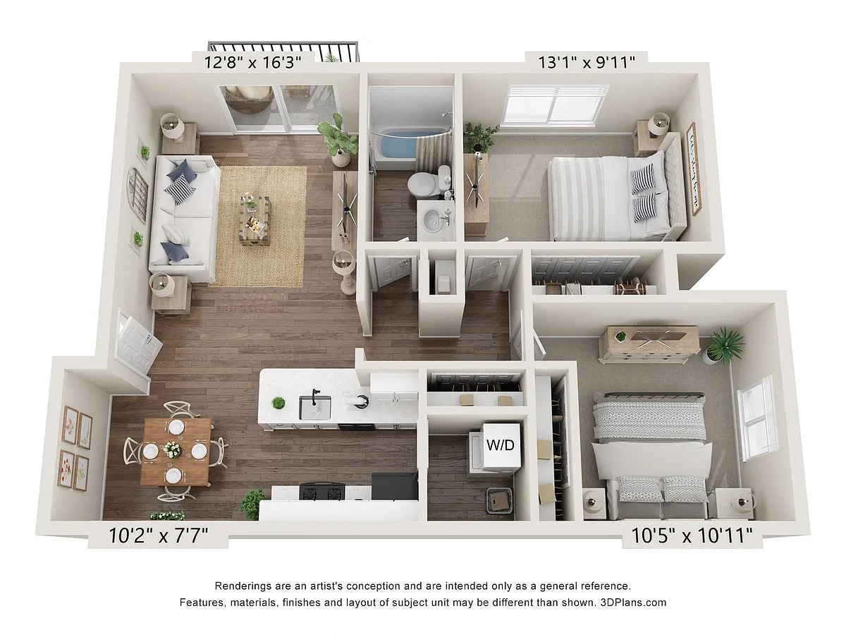 Floor plan Daffodil at Bristol Square