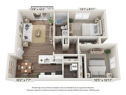 Floor plan Daffodil at Bristol Square