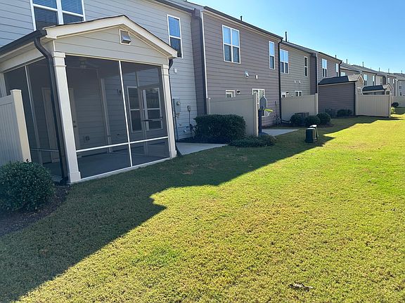 A view from the opposite far corner of the back yard.