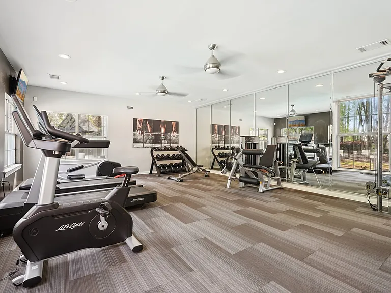 Modern Fitness Center at Gwinnett Pointe Apartments in Norcross, GA 30093