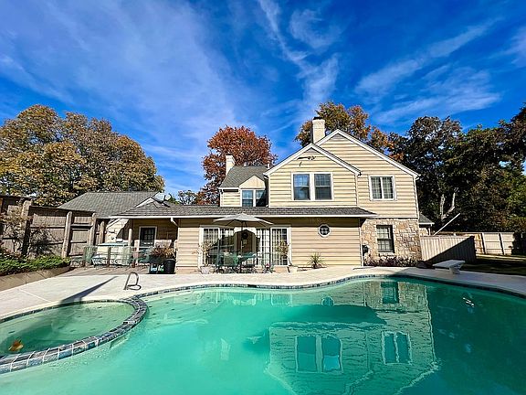 Pool and West side of house