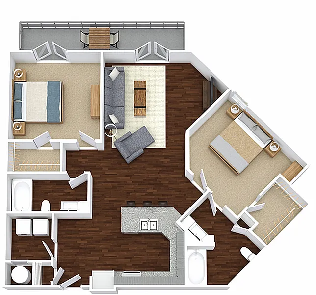 Floor plan B3