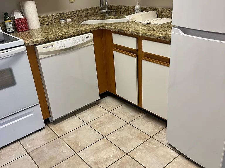 New refrigerator and dishwasher