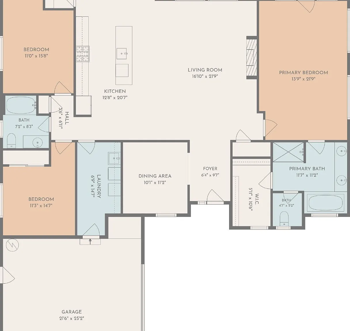3 bed, 2.0 bath, 2152 sqft, $2,950 — Photo 2