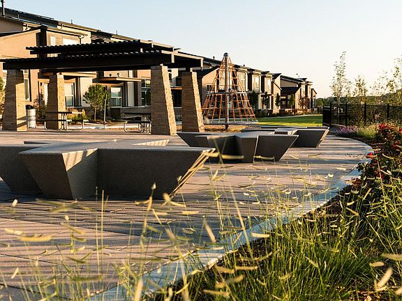 Rows at RidgeGate Promenade Park