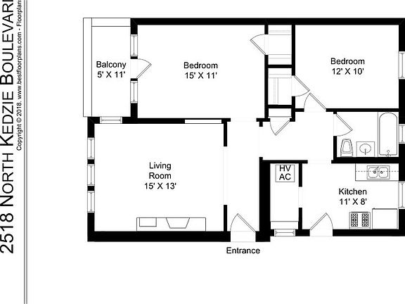 2nd image of 2516 N Kedzie Blvd Unit 2518-2E