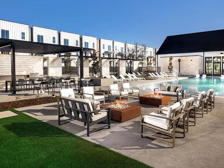 Enjoy poolside relaxation in our comfortable loungers, offering the perfect blend of sun and shade.