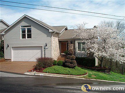 FRONT VIEW-EXTRA WIDE DBL GARAGE-END UNIT