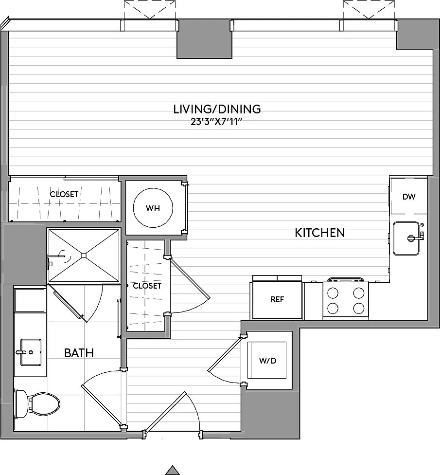Floor plan Studio-S7