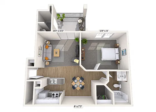 Floor plan The Silver Bell