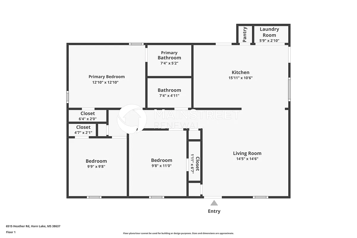 Floor Plan - 6515 Heather Rd