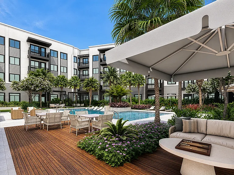 Outdoor Seating Area and Pool