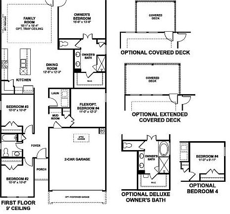 Freestone Floorplan with Options