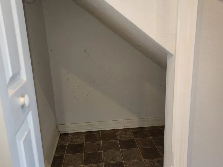 Storage under the stairs