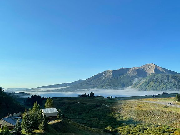 Forever views from every level and room. Sunrise clouds over the valley.