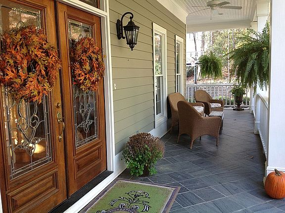 Front wrap around patio